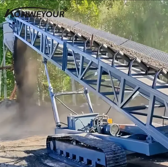 High-incline corrugated sidewall belt conveyor .